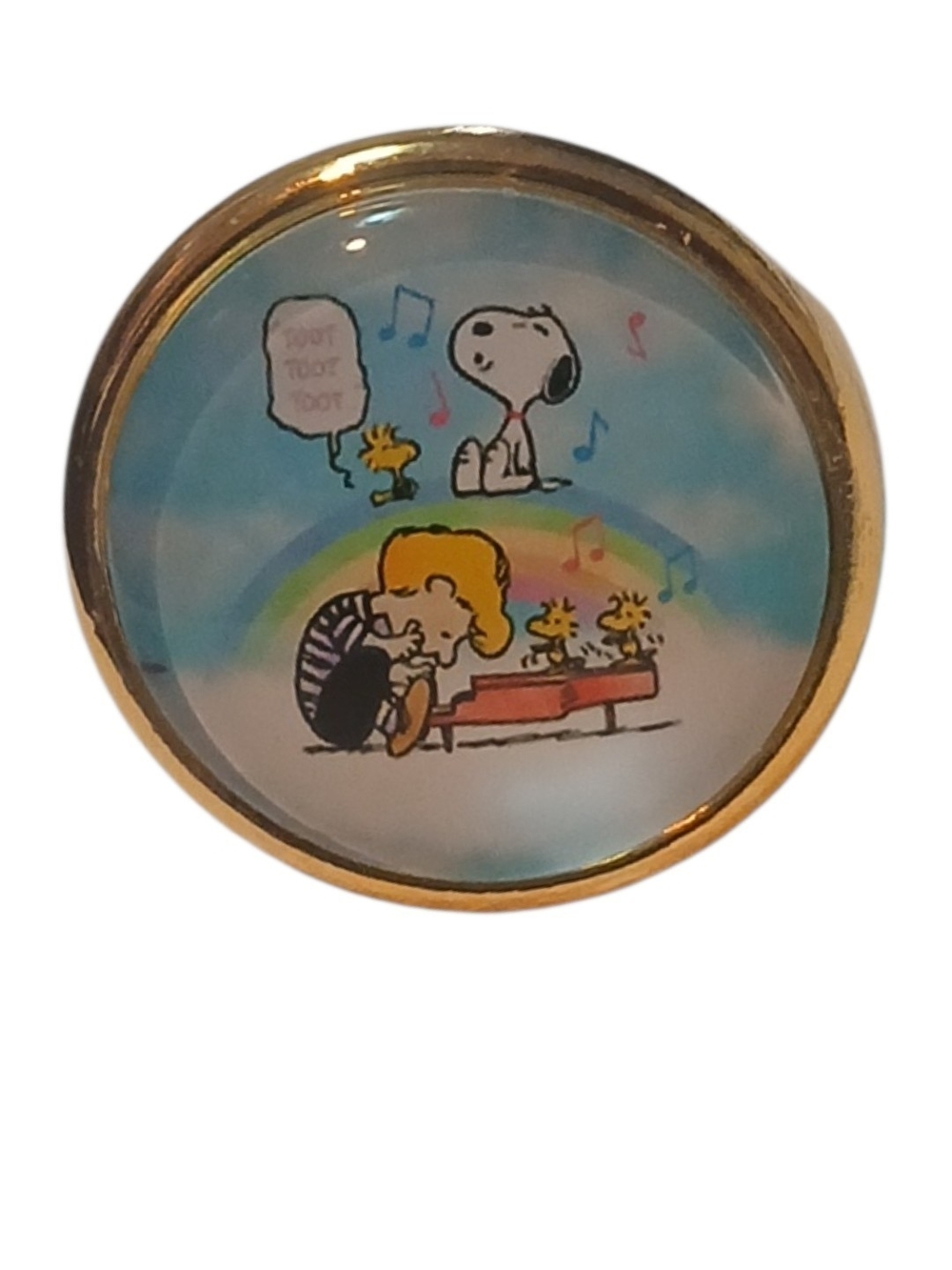 Peanuts - Car Air Freshener, 3 Scent Pads inc. Snoopy Singing as Schroeder Plays